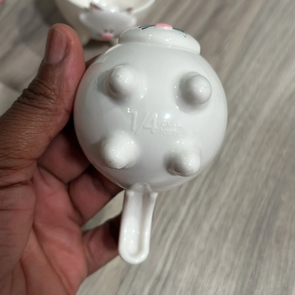 Vintage JOIE Meow Kitty Cat Measuring Cups 1 cup, 1/2 cup, 1/4cup Cat Lover